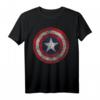 Marvel Captain America Classic Shield Graphic T-Shirt - Offiziell lizenzierte Marvel Kleidung für Fans