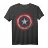 Marvel Captain America Classic Shield Graphic T-Shirt - Offiziell lizenzierte Marvel Kleidung für Fans