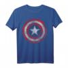 Marvel Captain America Classic Shield Graphic T-Shirt - Offiziell lizenzierte Marvel Kleidung für Fans