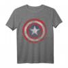 Marvel Captain America Classic Shield Graphic T-Shirt - Offiziell lizenzierte Marvel Kleidung für Fans