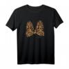 HapOwl Minnie Mouse Classic Leopard Print Bow T-Shirt – Offizielles Disney Mickey & Friends Merchandise für Damen und Herren