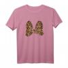 HapOwl Minnie Mouse Classic Leopard Print Bow T-Shirt – Offizielles Disney Mickey & Friends Merchandise für Damen und Herren
