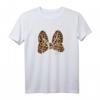 HapOwl Minnie Mouse Classic Leopard Print Bow T-Shirt – Offizielles Disney Mickey & Friends Merchandise für Damen und Herren