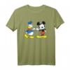 HapOwl Mickey Mouse & Donald Duck Best Friends Outline T-Shirt – Offizielles Disney Merchandise für Fans jeden Alters