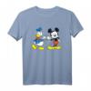 HapOwl Mickey Mouse & Donald Duck Best Friends Outline T-Shirt – Offizielles Disney Merchandise für Fans jeden Alters