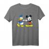 HapOwl Mickey Mouse & Donald Duck Best Friends Outline T-Shirt – Offizielles Disney Merchandise für Fans jeden Alters