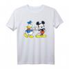 HapOwl Mickey Mouse & Donald Duck Best Friends Outline T-Shirt – Offizielles Disney Merchandise für Fans jeden Alters