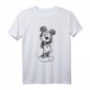 HapOwl Mickey Mouse Shy Sketch in Black - Offiziell lizenziertes Disney Merchandise zum Jubiläum