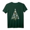 HapOwl Mickey & Friends White Gold Christmas Tree Holiday T-Shirt – Festliches Disney T-Shirt für Familie und Freunde