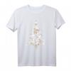 HapOwl Mickey & Friends White Gold Christmas Tree Holiday T-Shirt – Festliches Disney T-Shirt für Familie und Freunde