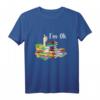 Ich bin in Ordnung mit Büchern T-Shirt – Lustiges Geschenk für Bücherwürmer, Leser und Literaturfans zum Geburtstag, Weihnachten & Buchtag