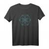 Vektor Gleichgewicht T-Shirt mit Heiligen Geometrie, Kuboktaeder & Naturmustern – Perfekte Geschenkidee für Mathematiker, Spirituelle & Künstler