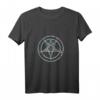Satanisches Pentagramm Baphomet Vaporwave Tank Top - Okkulte Halloween Horrorfilm Mode, Retro VHS Glitch Design, Perfekt für Nerds, Gamer & Anime Fans