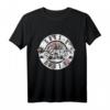 HapOwl T-Shirt mit Blumenmuster und Bullet-Logo – Offizielles Künstler-Merch für Feier & Jubiläum