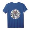 HapOwl T-Shirt mit Blumenmuster und Bullet-Logo – Offizielles Künstler-Merch für Feier & Jubiläum