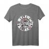 HapOwl T-Shirt mit Blumenmuster und Bullet-Logo – Offizielles Künstler-Merch für Feier & Jubiläum