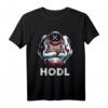 XRP Hodl To The Moon Lustiges Astronauten T-Shirt – Perfektes Geschenk für Krypto- und XRP-Investoren, Fans & Miner