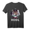XRP Hodl To The Moon Lustiges Astronauten T-Shirt – Perfektes Geschenk für Krypto- und XRP-Investoren, Fans & Miner