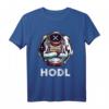 XRP Hodl To The Moon Lustiges Astronauten T-Shirt – Perfektes Geschenk für Krypto- und XRP-Investoren, Fans & Miner
