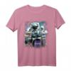 NASA Space Drum Playing Astronaut Graphic T-Shirt - Offiziell lizensierte Raumfahrt Kleidung für Space Fans