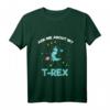 Kinder Ask Me About My T-Rex Weltraum Süß Astronaut Dino T-Shirt – Perfektes Weihnachtsgeschenk für Dino- und Weltraumfans