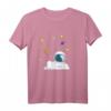 Kinder Astronaut Neo T-Shirt - Klassisch geschnitten, doppelt genähter Saum, perfektes Design für kleine Raumfahrt-Fans