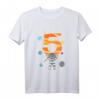 Kinder Astronaut Shirt zum 5. Geburtstag - Weltraum Outfit für Jungen und Mädchen, perfektes Geschenk für kleine Raumfahrtfans