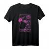 Aesthetic Vaporwave 80s Astronauten Helm T-Shirt mit japanischer Schrift - Retro-Design für Fans von Glitch, Anime, Manga und Synthwave Szene