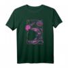 Aesthetic Vaporwave 80s Astronauten Helm T-Shirt mit japanischer Schrift - Retro-Design für Fans von Glitch, Anime, Manga und Synthwave Szene