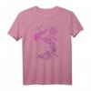 Aesthetic Vaporwave 80s Astronauten Helm T-Shirt mit japanischer Schrift - Retro-Design für Fans von Glitch, Anime, Manga und Synthwave Szene