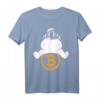 Bitcoin BTC Crypto Logo Astronaut To The Moon T-Shirt – Perfektes Geschenk für Krypto Trader, Miner & Blockchain Fans