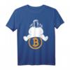 Bitcoin BTC Crypto Logo Astronaut To The Moon T-Shirt – Perfektes Geschenk für Krypto Trader, Miner & Blockchain Fans