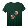 Damen Roter Panda Bär Astronaut Weltraum T-Shirt für Kinder mit V-Ausschnitt - Lustiges Tier- und Weltraummotiv