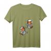 Damen Roter Panda Bär Astronaut Weltraum T-Shirt für Kinder mit V-Ausschnitt - Lustiges Tier- und Weltraummotiv