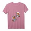 Damen Roter Panda Bär Astronaut Weltraum T-Shirt für Kinder mit V-Ausschnitt - Lustiges Tier- und Weltraummotiv