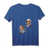 Damen Roter Panda Bär Astronaut Weltraum T-Shirt für Kinder mit V-Ausschnitt - Lustiges Tier- und Weltraummotiv