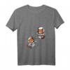 Damen Roter Panda Bär Astronaut Weltraum T-Shirt für Kinder mit V-Ausschnitt - Lustiges Tier- und Weltraummotiv