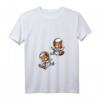 Damen Roter Panda Bär Astronaut Weltraum T-Shirt für Kinder mit V-Ausschnitt - Lustiges Tier- und Weltraummotiv