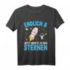 Kinder Geburtstagsshirt Weltraum für 8 Jahre | Astronaut T-Shirt zum Weltraum Kindergeburtstag