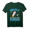 Kinder Geburtstagsshirt Weltraum für 8 Jahre | Astronaut T-Shirt zum Weltraum Kindergeburtstag