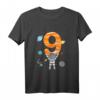 Kinder Astronaut Shirt zum 9. Geburtstag - Weltraum Outfit für Jungen und Mädchen, ideal als Geburtstagsgeschenk für Raumfahrt-Fans