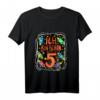 Kinder 5. Geburtstag Jungen Rakete Astronaut Weltraum T-Shirt – Lustiges Geburtstagsdesign für kleine Astronauten