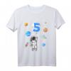Kinder Astronaut T-Shirt zum 5. Geburtstag – Weltraum Outfits für Jungen & Mädchen, perfekte Geschenkidee für kleine Raumfahrer