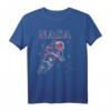 NASA Neon Astronaut Cowboy In Space Graphic T-Shirt - Officially Licensed Space Design für NASA Fans und Raumfahrtliebhaber