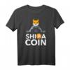 SHIB Shiba Coin Shirt - Kryptowährung Shiba Inu Astronaut T-Shirt für Krypto-Fans, Dogecoin & Bitcoin