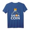 SHIB Shiba Coin Shirt - Kryptowährung Shiba Inu Astronaut T-Shirt für Krypto-Fans, Dogecoin & Bitcoin