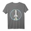 Weltraum Spaceshuttle Rakete Astronaut T-Shirt - Perfektes Geschenk für kleine Raumfahrer, Astronauten und Weltraum-Enthusiasten