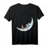 Astronaut von Campfire auf Halbmond - Astronomie-Fan T-Shirt, Perfekt für Sternenbeobachtung, Planetarium & Science-Fiction Fans