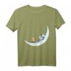 Astronaut von Campfire auf Halbmond - Astronomie-Fan T-Shirt, Perfekt für Sternenbeobachtung, Planetarium & Science-Fiction Fans