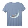 Astronaut von Campfire auf Halbmond - Astronomie-Fan T-Shirt, Perfekt für Sternenbeobachtung, Planetarium & Science-Fiction Fans